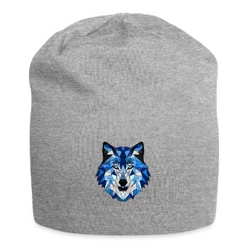 Nachtwolf - Jersey-Beanie - Grau meliert - Vorne