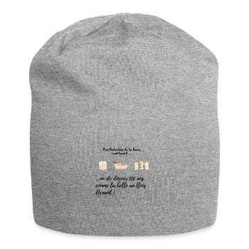 T'as l'intention de te lever maintenant ... - Bonnet en jersey - gris chiné - Devant