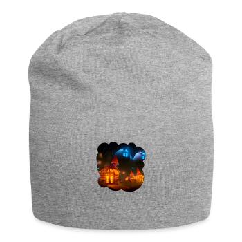 Village des champignons - Bonnet en jersey - gris chiné - Devant