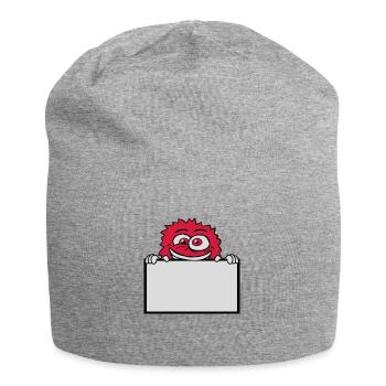 Sign show insane monster - Jersey Beanie - heather grey - Front