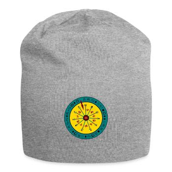 Symbole de l’infini - Bonnet en jersey - gris chiné - Devant