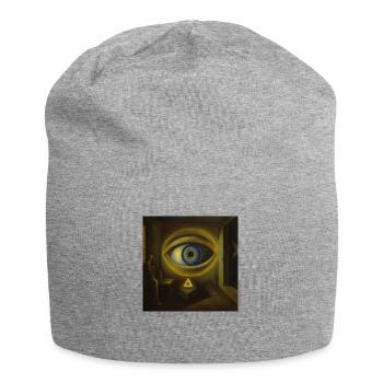 All Seeing Eye - Jersey Beanie - heather grey - Front