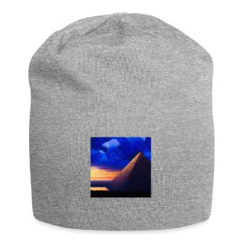 Great Pyramid - Jersey Beanie - heather grey - Front