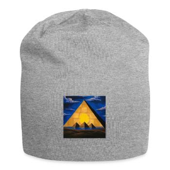 Great Pyramid - Jersey Beanie - heather grey - Front