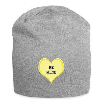 Be mine - Jersey Beanie - heather grey - Front