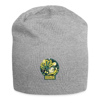 Kosmischer Axolotl - Jersey-Beanie - Grau meliert - Vorne