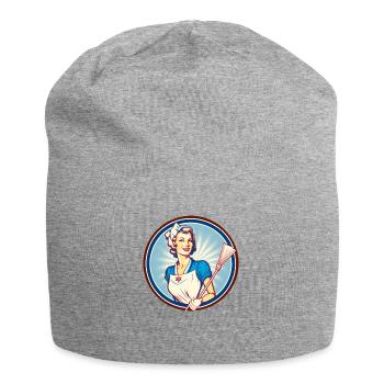 Perfect wife - Jersey Beanie - heather grey - Front