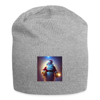 Père Noël Père Noël Noël - Bonnet en jersey - gris chiné - Devant
