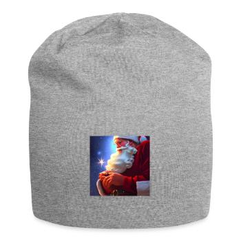 Père Noël Père Noël Noël - Bonnet en jersey - gris chiné - Devant