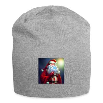 Père Noël Père Noël Noël - Bonnet en jersey - gris chiné - Devant