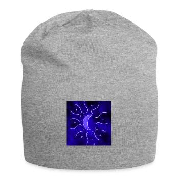 ELEKTRISCHER MANDALA MOND - Jersey-Beanie - Grau meliert - Vorne