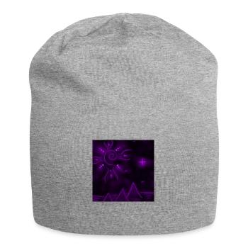 PYRAMIDES DU SOLEIL ET DU VIOLET - Bonnet en jersey - gris chiné - Devant