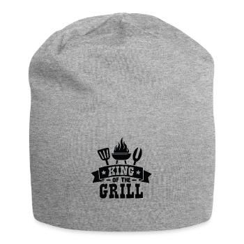 King of the Grill - Jersey Beanie - heather grey - Front
