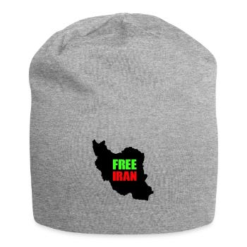 Iran Free - Jersey Beanie - heather grey - Front