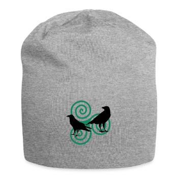 Odinˋs corbeaux - Bonnet en jersey - gris chiné - Devant