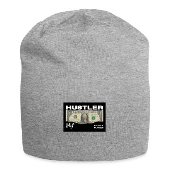 Hustler - Jersey Beanie - heather grey - Front