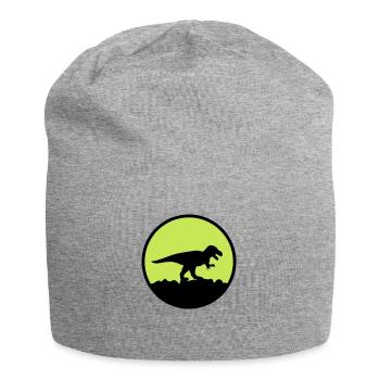 T rex - Jersey Beanie - heather grey - Front