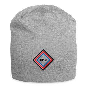 Raute Heimat - Jersey-Beanie - Grau meliert - Vorne