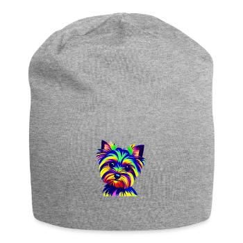 Dog Owner Dogs Terrier Dog Owner Dog - Jersey Beanie - heather grey - Front