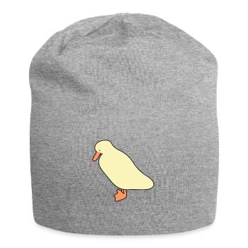 Ente 5 - Jersey-Beanie - Grau meliert - Vorne