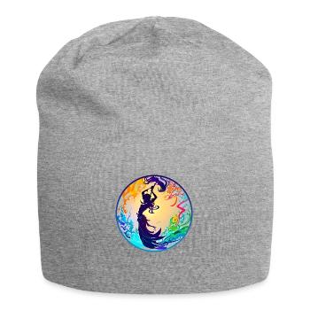 Dans la mer - Bonnet en jersey - gris chiné - Devant