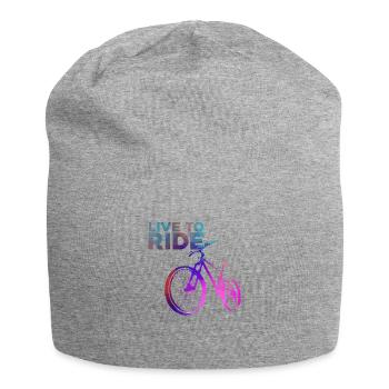 Vivre pour rouler - Bonnet en jersey - gris chiné - Devant