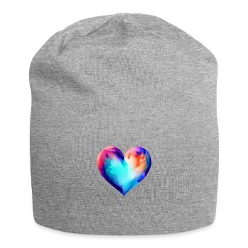 Valentine's Day Love Engagement Mother's Day Wedding - Jersey Beanie - heather grey - Front