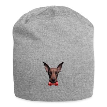 Doberman Chien Doberman Dresseur Doberman Chiot Doberman - Bonnet en jersey - gris chiné - Devant