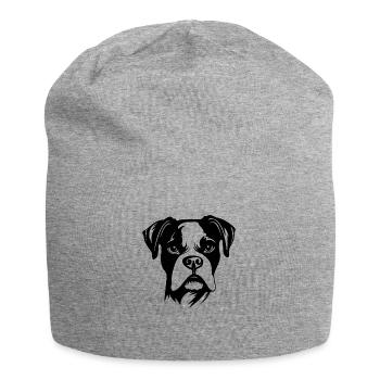 Boxer Dog Dog Breeds - Jersey Beanie - heather grey - Front