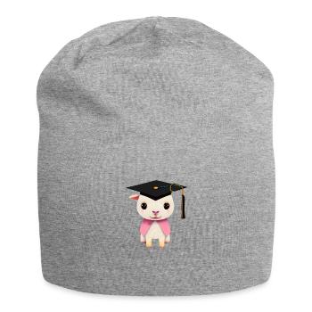 Certificat de fin d’études en alpaga - Bonnet en jersey - gris chiné - Devant