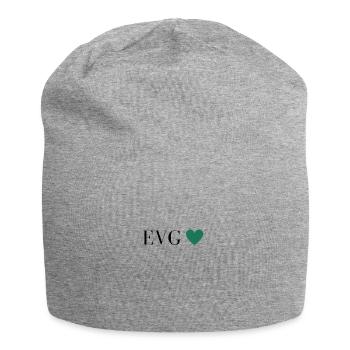 EVG vert - Bonnet en jersey - gris chiné - Devant