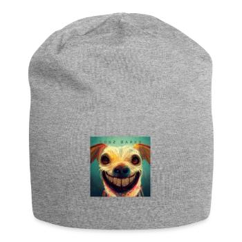 Dogz Barks - Jersey Beanie - heather grey - Front