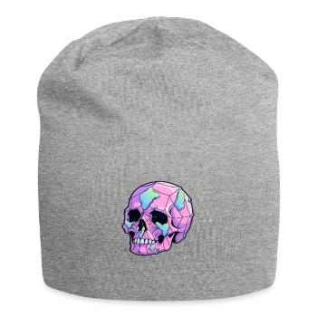 Crâne mystérieux - Bonnet en jersey - gris chiné - Devant