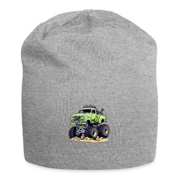 Monster truck MegaCrusher - Jersey Beanie - heather grey - Front