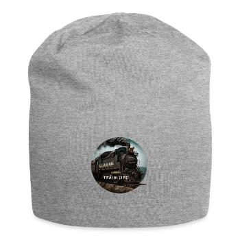 Train Life : Le train de l'histoire - Bonnet en jersey - gris chiné - Devant