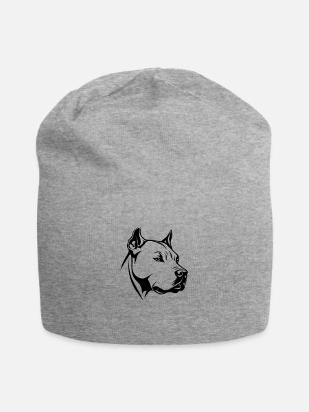 Pitbull - Jersey-Beanie - Grau meliert