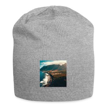 Island Mountains - Jersey Beanie - heather grey - Front
