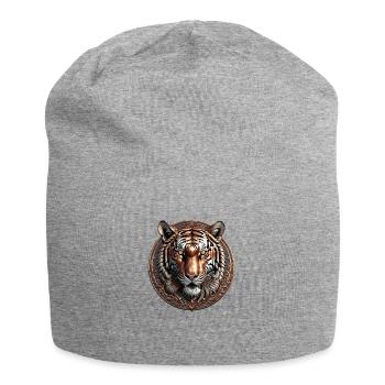 The Bronze Tiger - Jersey Beanie - heather grey - Front