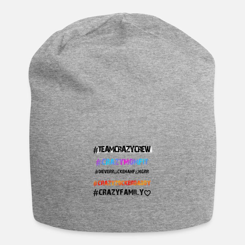 hashtag - Jersey-Beanie - Grau meliert