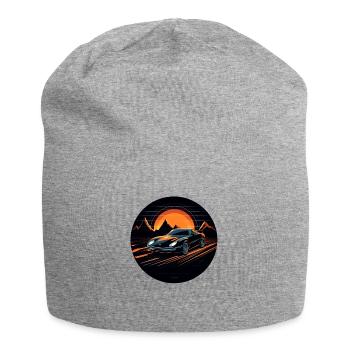 Voiture rétro du futur - Bonnet en jersey - gris chiné - Devant