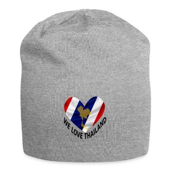 We love Thailand - Jersey-Beanie - Grau meliert - Vorne