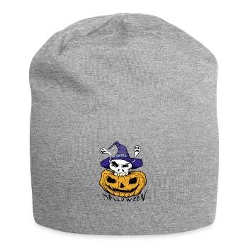 halloween - Bonnet en jersey - gris chiné - Devant
