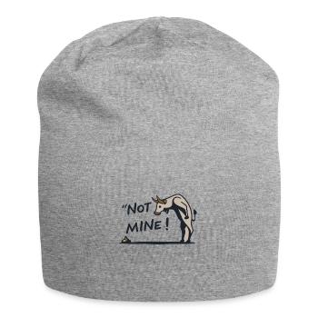 Not Mine! - Jersey Beanie - heather grey - Front