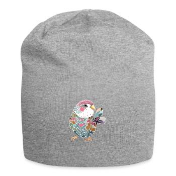 Budgie Bird Cockatiel Bird Propriétaire - Bonnet en jersey - gris chiné - Devant