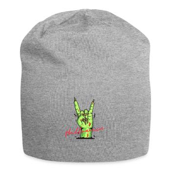 Roches d’Halloween - Bonnet en jersey - gris chiné - Devant