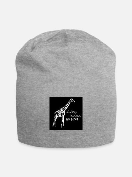 Do kriag i so an hois - Jersey-Beanie - Grau meliert