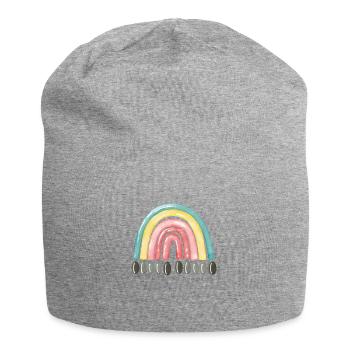 Regenbogen Kinder Baby Design - Jersey-Beanie - Grau meliert - Vorne
