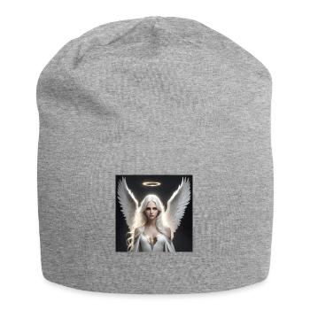 Ange de l’amour - Bonnet en jersey - gris chiné - Devant