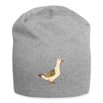 Ente - Jersey-Beanie - Grau meliert - Vorne