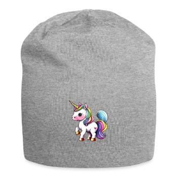 Licorne Créature Mythique Fille Licornes Créature Mythique - Bonnet en jersey - gris chiné - Devant